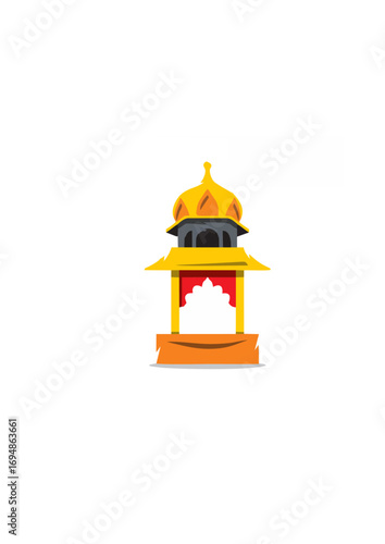 Indian Temple Cartoon.ai