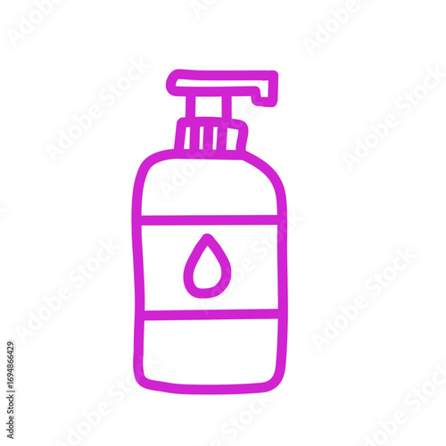 Professional Hand Sanitizer Dispenser Icon for Health and Hygiene Designs