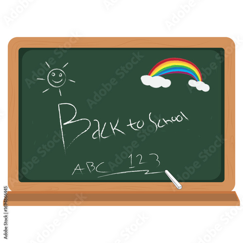 Chalkboard with Wooden Frame