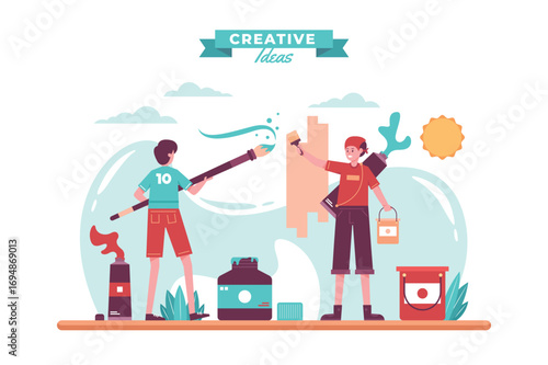 Collaborative team of artists bringing ideas to life