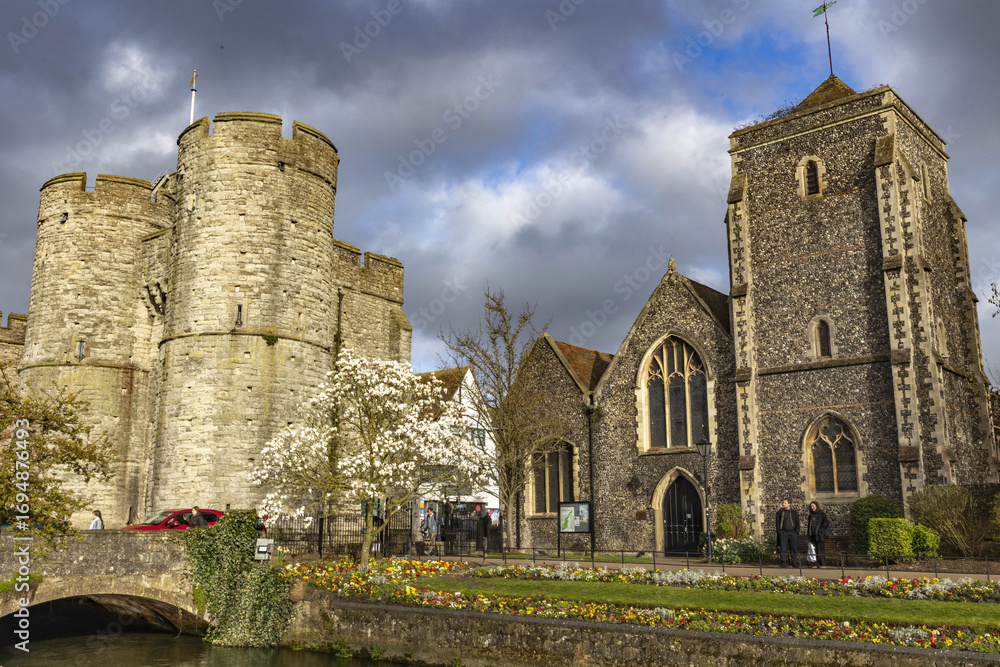 Fototapeta premium Westgate park, Canterbury, Kent, England, U.K.