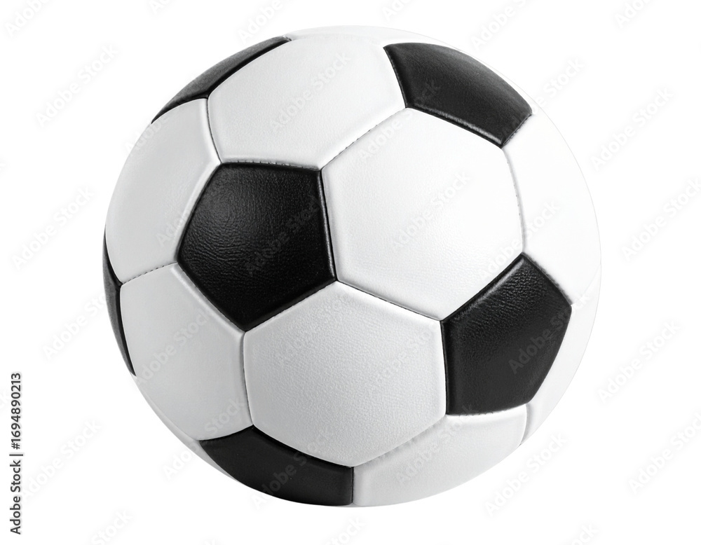 Fototapeta premium Minimal Soccer Ball – Studio Product Style