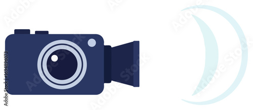 Dark Blue Camera Focus.