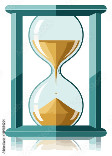Hourglass - A Symbol of Time Passing and Urgency.