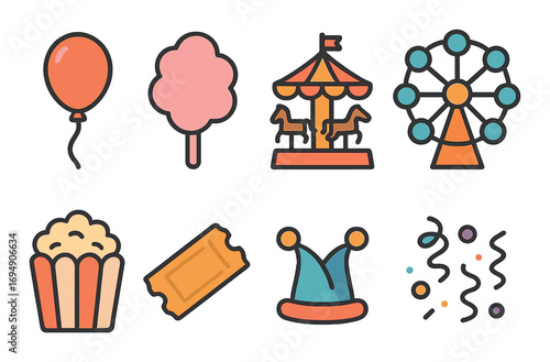 Winter icons set: igloo, polar bear, crystal, snowflake, sled, penguin, iceberg, boots