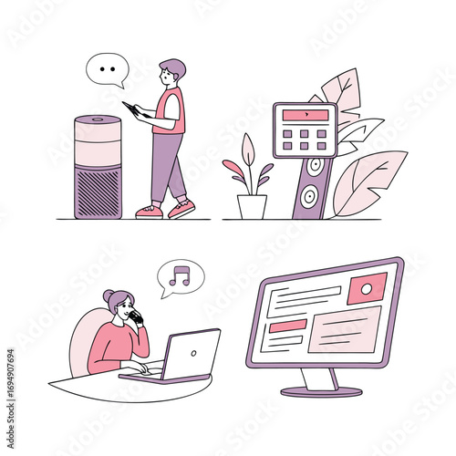 Smart AI Interfaces — Minimal Vector Set of Chatbots and Digital Assistants