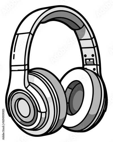Modern Wireless Headphones - Immersive Audio Experience for Music Lovers.