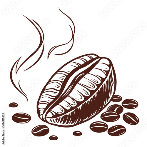 Variety of Hot and Cold Drinks, Coffee, Tea, Juice, and Cocktail Vector Illustration
