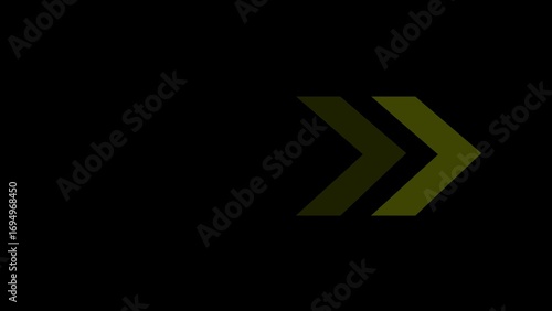 Free Download Double Chevron Arrow Symbol Olive Green graphic - GFXLoad