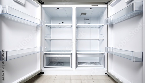 Empty refrigerator interior (1)