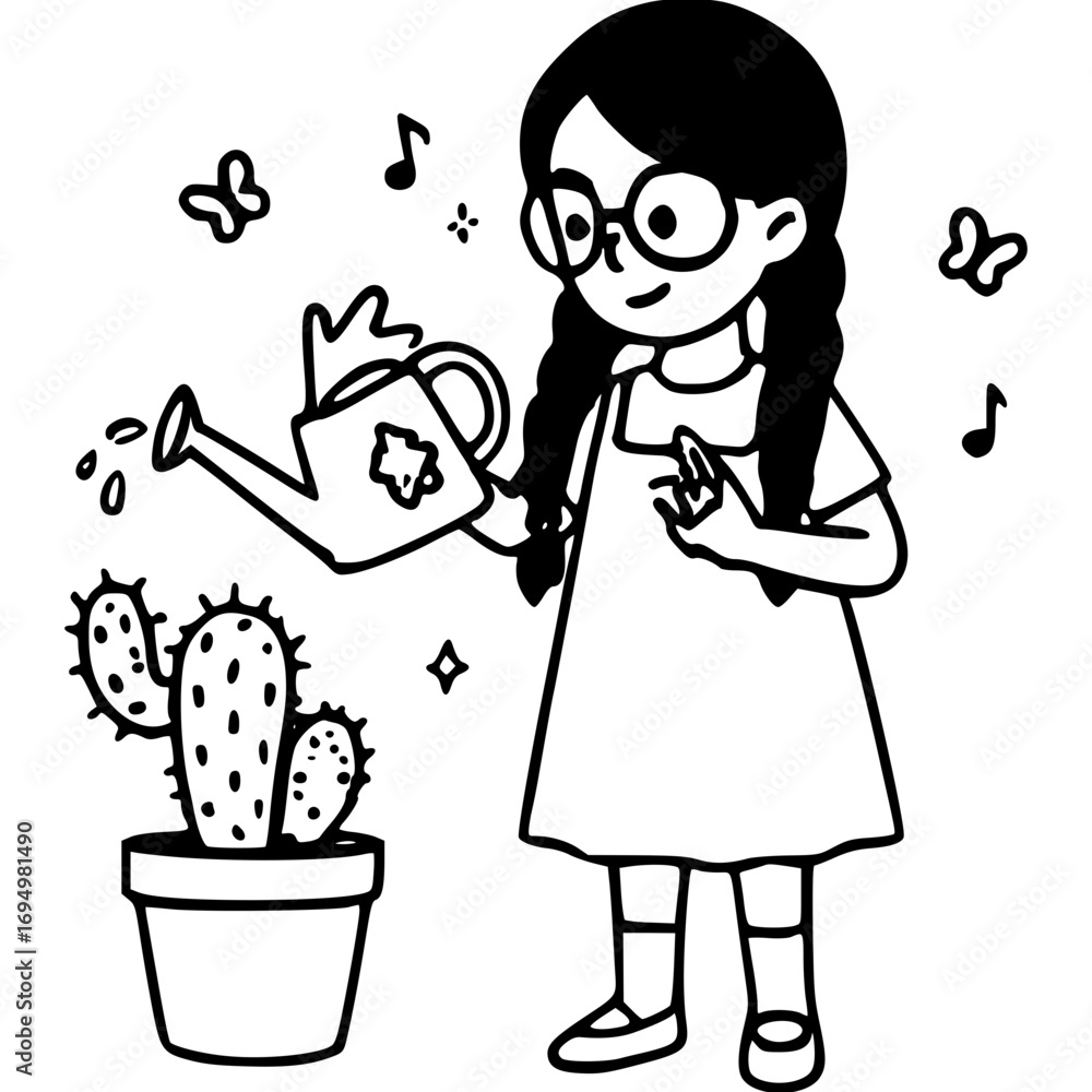 Obraz premium Flower Lover Icon