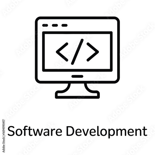Code on computer screen representing software development and programming languages usage here now silhouette