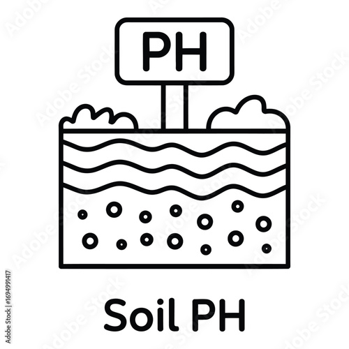 Understanding soil ph levels and their impact on plant growth and soil health analysis silhouette