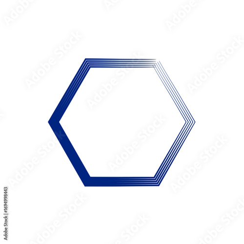 blue diamond isolated on white background