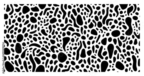 Organic Pebble‑Cell Vector Seamless Pattern – Dense Micro‑Texture of Irregular Shapes