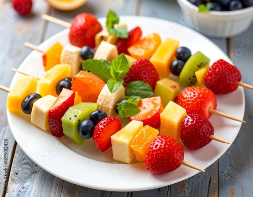 Wallpaper Mural Colorful fruit skewers Torontodigital.ca