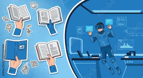 Bridging the gap between traditional learning and immersive virtual reality experiences