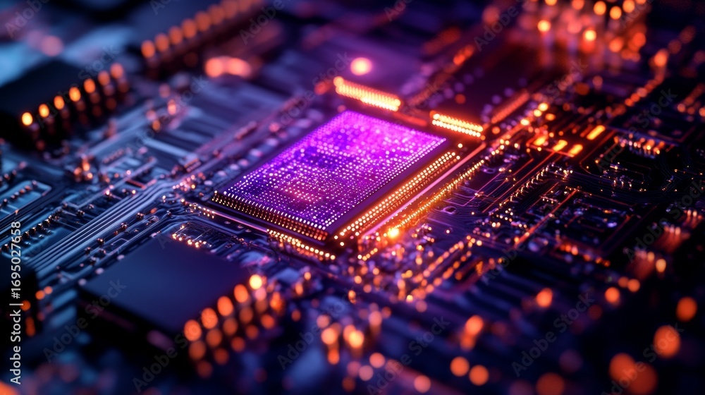 Exploring semiconductor nano structures in high detail laboratory setting scientific illustration close-up viewpoint advanced technology concept Exploring semiconductor nano structures in high detail laboratory setting scientific illustration close-up viewpoint advanced technology concept