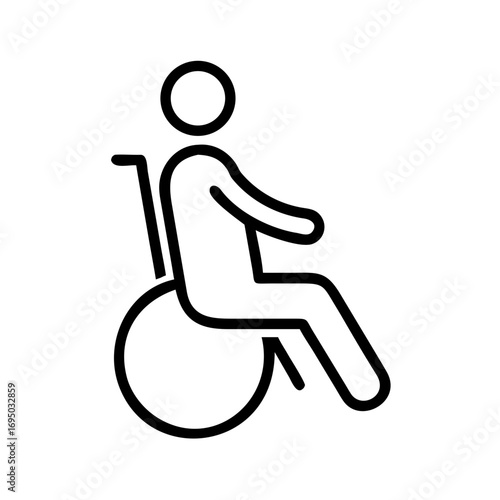 disabled person sign