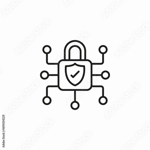 chip security check icon sign vector