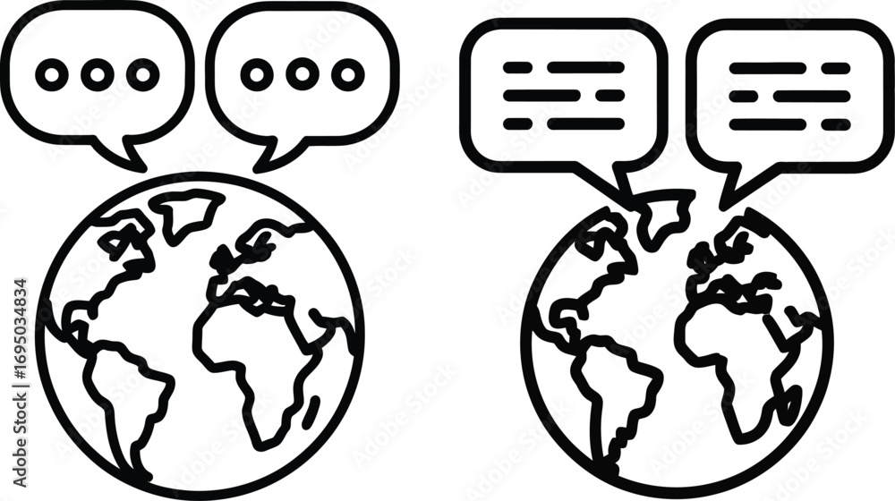Obraz premium Global Communication