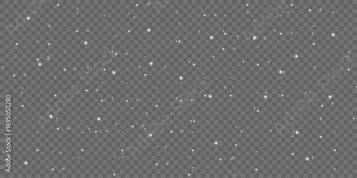Winter snow particles background with frosty atmosphere for festive design projects