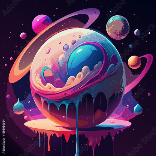 earth and moon