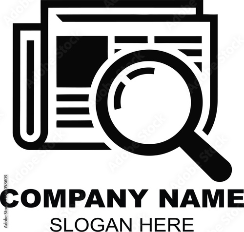 Investigative Journalism News Media and Communication Logo Design