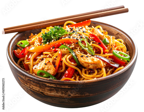 Stir-Fried Chinese Noodles with Vegetables