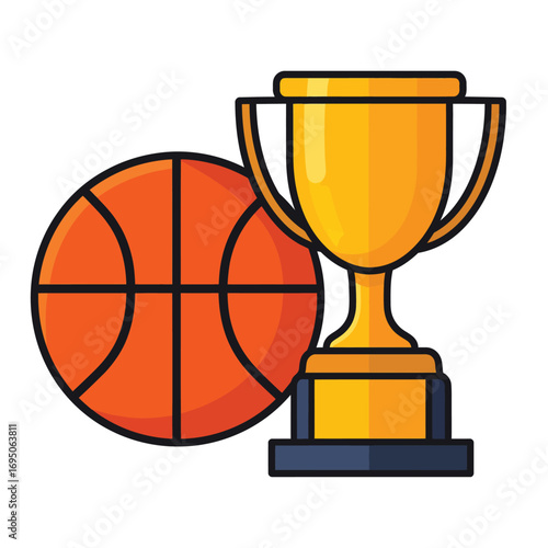 Basketball Championship Trophy Award.
