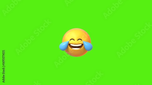 Hilarious laughter with rolling on floor emoji expressing pure joy and amusement perfect for expressing humor and lightheartedness in social media content or digital communication