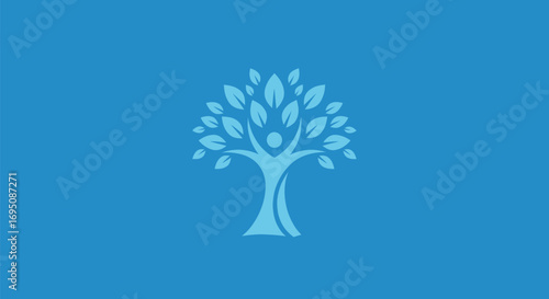Tree of Life Logo: Symbol of Growth Nature and Harmony.