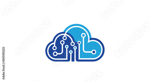 Cloud Computing Network Data Processing Digital Technology.