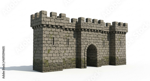 Old stone castle gate entrance architecture fortress medieval stronghold ancient historic landmark design