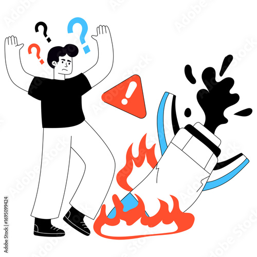 A vector design of startup failure