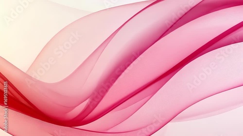 Bright pink smoke with soft texture, floating in layers, artistic and ethereal, abstract and delicate, floating on white background, gradient from light to dark pink