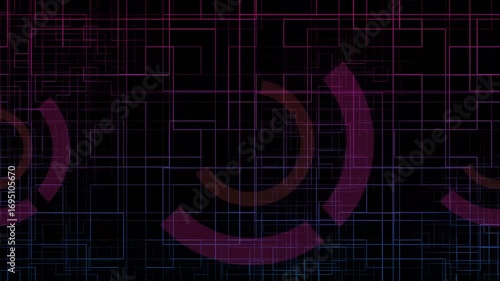 Abstract 3D waved service symbol with arrows on vintage background illustration of heartbeat and digital cardiogram concept