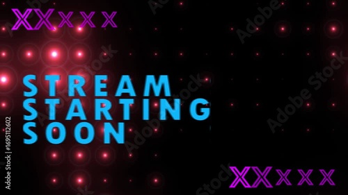 STREAM STARTING SOON OVERLAY ANIMATION