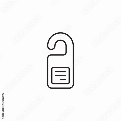 do not disturb icon sign vector