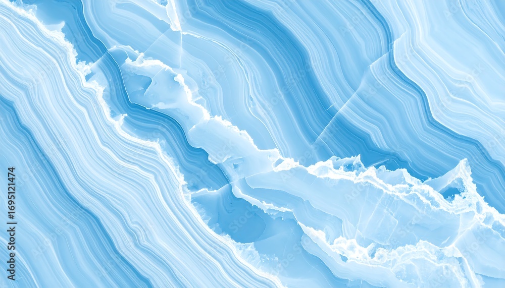Obraz premium Abstract light blue marble texture