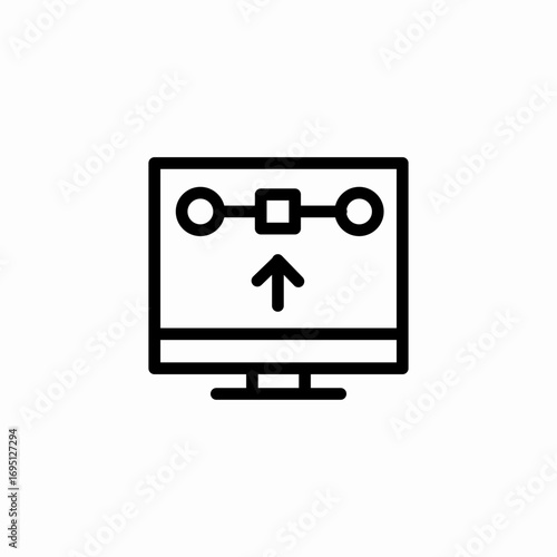 data process transfer icon sign vector