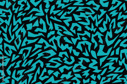 Seamless Geometric Abstract Pattern

Modern Turquoise and Black Graphic Background

Abstract Sharp Shapes Seamless Pattern