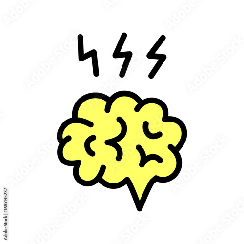 Limit stressful situations color icon. Healthy mind tip. Avoid conflicts and negative emotions. Isolated simple vector illustration.