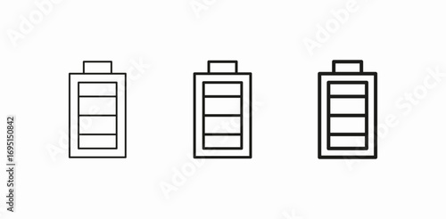 full battery charge icon sign vector