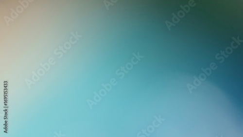 Abstract beige teal blue color gradient background, with soft blur and smooth ambient fade for ideal poster web banner header and backdrop design