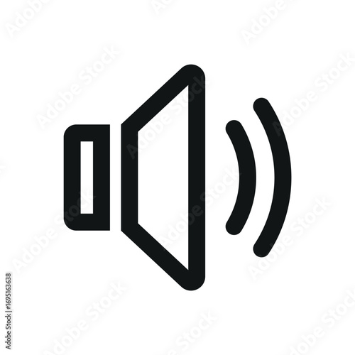 Icon speaker sound