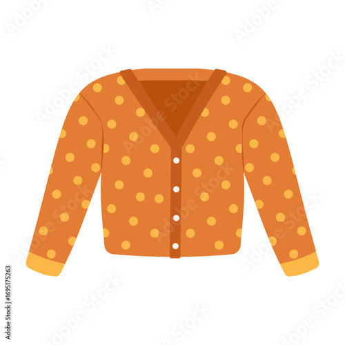 Warm winter clothes and jackets in different styles