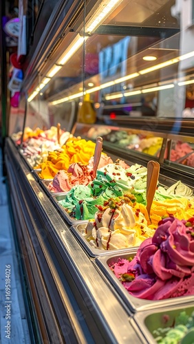 Colorful ice cream display (1)
