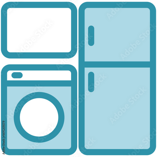 Electronics Icon Relate To Commerce, Shopping And Mall, Use For Modern Concept, Ui, Ux Web And App Development.