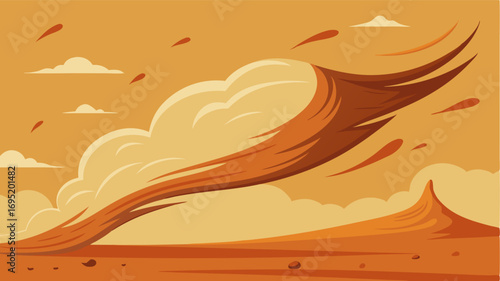 A sharp wind carries sand and dust creating a constant abrasive sensation and adding to the foreboding atmosphere.